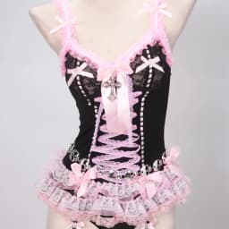 Pastel Goth Y2K Pink Tops for Women Gothic Punk Rock Vkei Grunge Emo Gyaru Corset Gothic Lolita Clothing 2000s 90s Scene Core