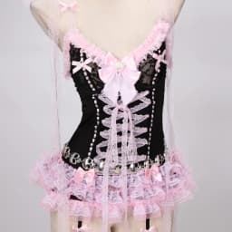 Pastel Goth Y2K Pink Tops for Women Gothic Punk Rock Vkei Grunge Emo Gyaru Corset Gothic Lolita Clothing 2000s 90s Scene Core