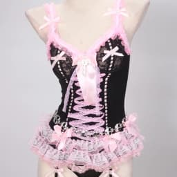 Pastel Goth Y2K Pink Tops for Women Gothic Punk Rock Vkei Grunge Emo Gyaru Corset Gothic Lolita Clothing 2000s 90s Scene Core