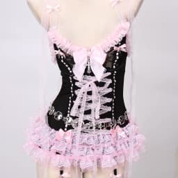 Pastel Goth Y2K Pink Tops for Women Gothic Punk Rock Vkei Grunge Emo Gyaru Corset Gothic Lolita Clothing 2000s 90s Scene Core