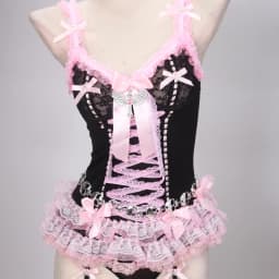 Pastel Goth Y2K Pink Tops for Women Gothic Punk Rock Vkei Grunge Emo Gyaru Corset Gothic Lolita Clothing 2000s 90s Scene Core