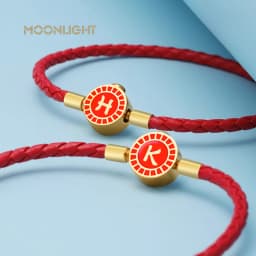 Classic A-Z Initial Letters Bracelets For Women Stainless Steel Genuine Braided Leather Bracelet Couple Birthday Jewelry Gifts