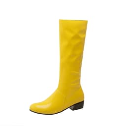 Fashion Knee High Boots Women Shoes 2025 Autumn Winter Women's High Boots Black White Red Long Shoes Ladies Large Size 47