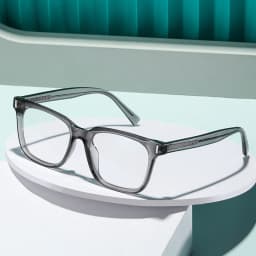 TR90 Blue Light Blocking Men's Square Glasses Radiation Protection Eyeglasses Women Transparent Fashion Eyewear