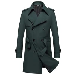 Classic Men's Trench Coat 8XL Plus Size Windbreaker High Quality Business Casual WindCoat Men Clothing Oversized Ponchos