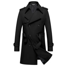 Classic Men's Trench Coat 8XL Plus Size Windbreaker High Quality Business Casual WindCoat Men Clothing Oversized Ponchos