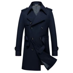 Classic Men's Trench Coat 8XL Plus Size Windbreaker High Quality Business Casual WindCoat Men Clothing Oversized Ponchos