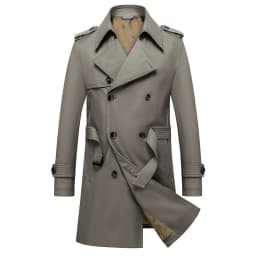 Classic Men's Trench Coat 8XL Plus Size Windbreaker High Quality Business Casual WindCoat Men Clothing Oversized Ponchos