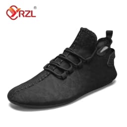 YRZL Men Mesh Loafers Driving Moccasins High Quality Flats Walking Shoes Breathable Non Slip Casual Loafers Summer Mens Shoes