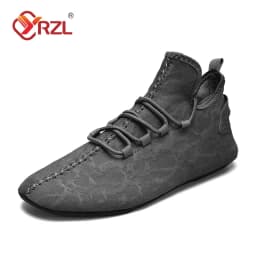YRZL Men Mesh Loafers Driving Moccasins High Quality Flats Walking Shoes Breathable Non Slip Casual Loafers Summer Mens Shoes