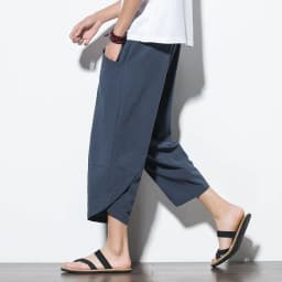 2026 Summer Men's Pants Chinese Style Cotton Linen Harem Pants Men Breathable Beach Pants Casual Calf-Lenght Trousers Streetwear