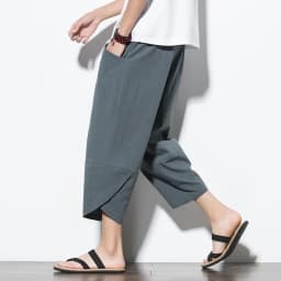2026 Summer Men's Pants Chinese Style Cotton Linen Harem Pants Men Breathable Beach Pants Casual Calf-Lenght Trousers Streetwear