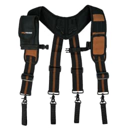 MELOTOUGH Magnetic Suspenders Tool Belt Suspenders with Large Moveable Phone Holder