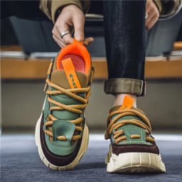 New Men's Casual Sports Shoes 2025 Spring Fashion Versatile Low-Top Skate Shoes for Men Suitable for Outdoor Sports