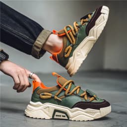 New Men's Casual Sports Shoes 2025 Spring Fashion Versatile Low-Top Skate Shoes for Men Suitable for Outdoor Sports
