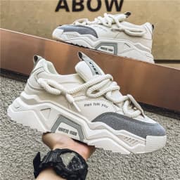 New Men's Casual Sports Shoes 2025 Spring Fashion Versatile Low-Top Skate Shoes for Men Suitable for Outdoor Sports