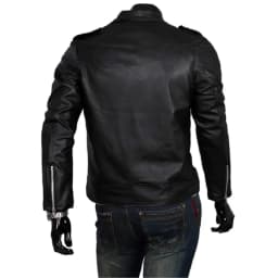 Men Leather Jacket Slim Fit Motorcycle Jacket Zipper Casual Coat Spring Autumn Winter