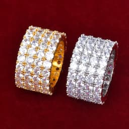 Aokaishen Ring for Men Gold Color Hip Hop Rock Street Jewelry Charming