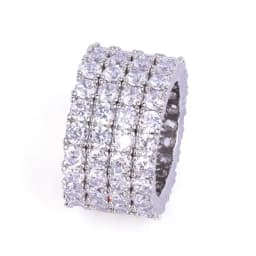 Aokaishen Ring for Men Gold Color Hip Hop Rock Street Jewelry Charming