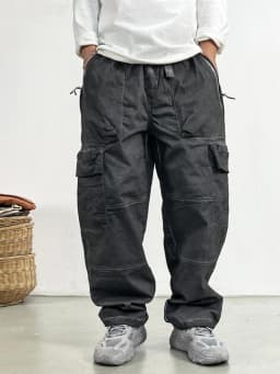 High Quality Vintage Cargo Pants For Men Plus Size Distressed Straight Pants Japanese Streetwear Harajuku Khaki Baggy Trousers