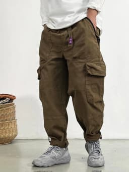 High Quality Vintage Cargo Pants For Men Plus Size Distressed Straight Pants Japanese Streetwear Harajuku Khaki Baggy Trousers