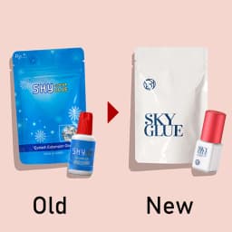 10 Bottles SKY Glue Strands False Eyelashes Extension Supplies Korea 5ml Black Red Blue Cap Beauty Health Makeup Tools Adhesive