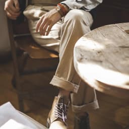 Maden Vintage Adjustable High Waist Gurkha Pants Khaki Casual Cargo Work Pants Classic Straight Trousers for Men's Spring Fall