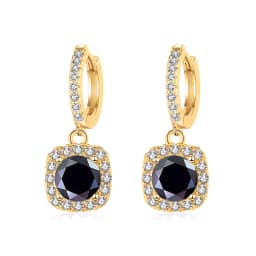 JoyceJelly 1ct Moissanite Earrings 18 Color Choice Solid Sterling Silver 925 Plated 18K Gold Fine Jewelry For Women WeddingParty