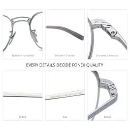 FONEX Titanium Glasses Frame Men New Brand Design Square Eyeglasses Male High Quality Ultralight Japanese Custom Eyewear DRX8827