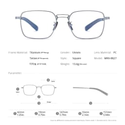FONEX Titanium Glasses Frame Men New Brand Design Square Eyeglasses Male High Quality Ultralight Japanese Custom Eyewear DRX8827