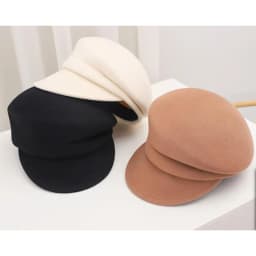 High-end Asymmetrical Woolen Newsboy Hat Women's autumn-winter Octagon Hat Painter Beret Hat Vintage Fez Hat M401