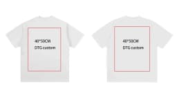 TIDESHEC HipHop T Shirt Streetwear DTG Custom Graphics Cotton Men Oversize Harajuku Men Vintage Custom Short Sleeves