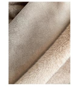 2026 Imported Velvet Mink Fur Coat With Mink Fur Collar,Temperament  Medium Length Fur Jacket Women