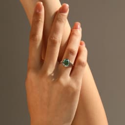 MODIAN 3CT Oval Green D Color Moissanite Ring 925 Sterling Silver Luxury Sparkling Jewelry Lab Diamond for Women Wedding Rings