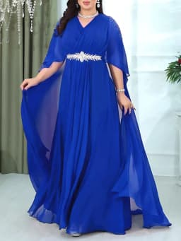 2026 Spring Summer Clothing Elegant Women Chiffon Long Dress Birthday Prom Party Evening Gowns African Robes Dubai Kaftan Abayas