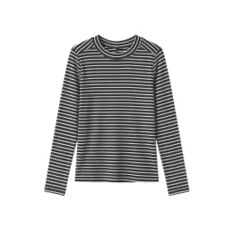 Silk Wool Splice Long Sleeve T-shirt Women Spring Summer Thin Soft Waxy Fit Solid Color Backing Top