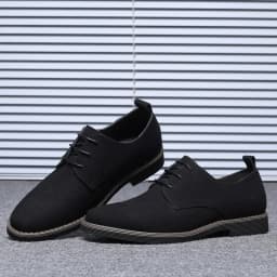 Mens Dress Shoes Legitimate Leather Shoe PU Suede Casual Men Designer Social Male Black Business Luxury Men's Wedding Summer Man