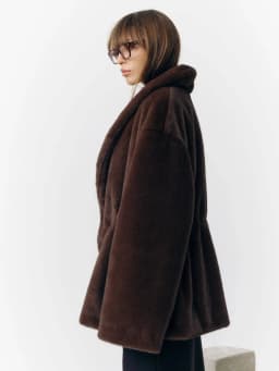 BJTZ Luxury Women’s Faux Fur Winter Coat Warm Thickened Thermal Insulated Jacket For Autumn Winter Cold Weather Outerwear