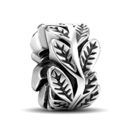 925 Sterling Silver Exquisite Leaf and Flower Horticulture Charms Beads Fit Original  Bracelets Bangles Fine Jewelry Gift