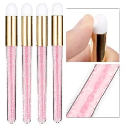 Grafting Eyelash Cleaning Kit 60ML Empty Foam Pump Dispenser Pore Deep Cleaning Brush Eyelash Extension Tube EVA Storage Bag