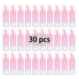 Grafting Eyelash Cleaning Kit 60ML Empty Foam Pump Dispenser Pore Deep Cleaning Brush Eyelash Extension Tube EVA Storage Bag