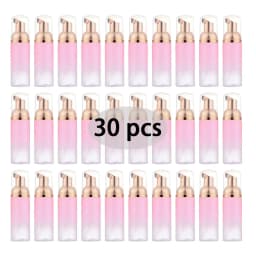 Grafting Eyelash Cleaning Kit 60ML Empty Foam Pump Dispenser Pore Deep Cleaning Brush Eyelash Extension Tube EVA Storage Bag