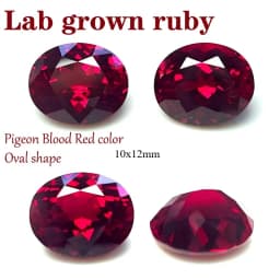 L-Ruby Sugar Tower Cut VVS1 Lab Grown Gemstone Pigeon Blood Red Certificate Advanced Charms Jewelry Making Materials Wholesale