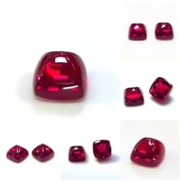 L-Ruby Sugar Tower Cut VVS1 Lab Grown Gemstone Pigeon Blood Red Certificate Advanced Charms Jewelry Making Materials Wholesale