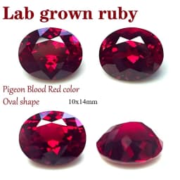 L-Ruby Sugar Tower Cut VVS1 Lab Grown Gemstone Pigeon Blood Red Certificate Advanced Charms Jewelry Making Materials Wholesale