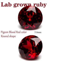 L-Ruby Sugar Tower Cut VVS1 Lab Grown Gemstone Pigeon Blood Red Certificate Advanced Charms Jewelry Making Materials Wholesale
