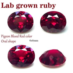 L-Ruby Sugar Tower Cut VVS1 Lab Grown Gemstone Pigeon Blood Red Certificate Advanced Charms Jewelry Making Materials Wholesale