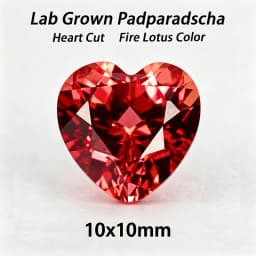 Lab Grown Padparadscha Cushion Cut Fire Lotus Color DIY Charms Jewelry Making Ring Necklace Earrings Main Materials Certificate