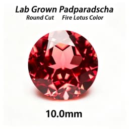 Lab Grown Padparadscha Cushion Cut Fire Lotus Color DIY Charms Jewelry Making Ring Necklace Earrings Main Materials Certificate