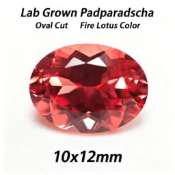 Lab Grown Padparadscha Cushion Cut Fire Lotus Color DIY Charms Jewelry Making Ring Necklace Earrings Main Materials Certificate
